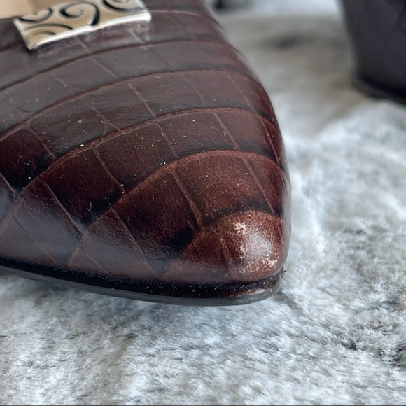 New Brighton Crocodile Style Hi Heels Lady’s Shoes size 8 - Picture 6 of 16